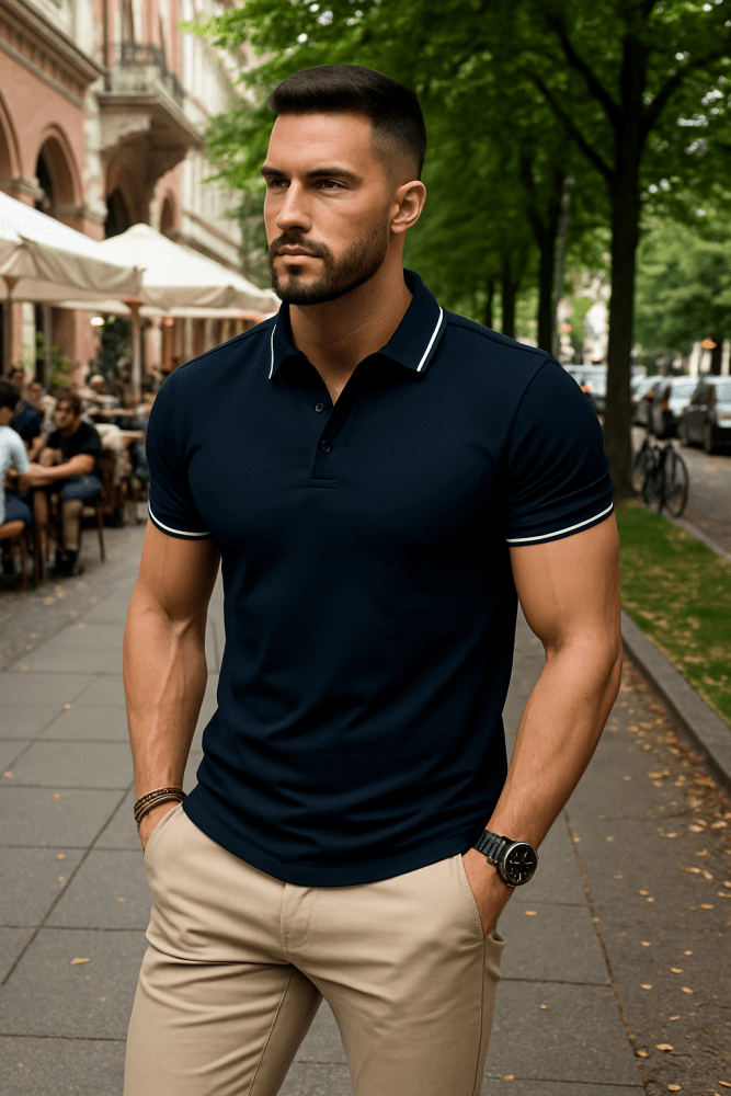 Kian | Modernes Poloshirt